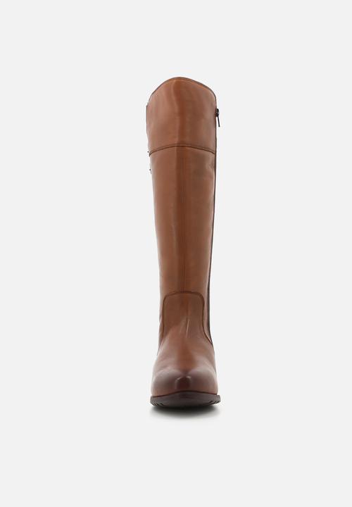 Hush Puppies - Arla Riding  - Brown leather
