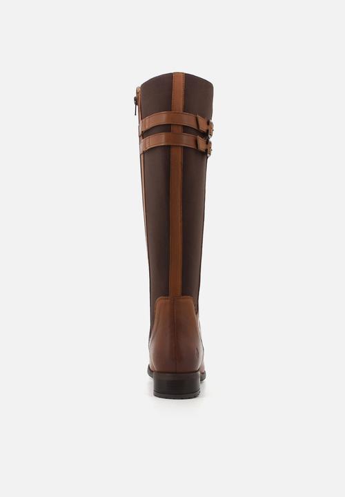 Hush Puppies - Arla Riding  - Brown leather