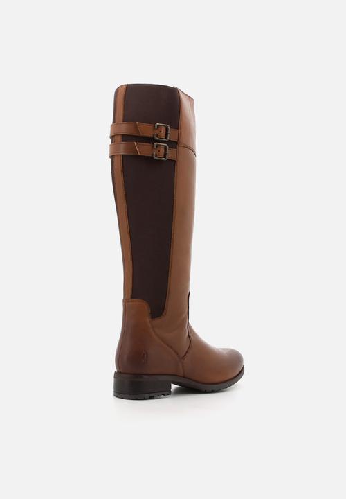 Hush Puppies - Arla Riding  - Brown leather