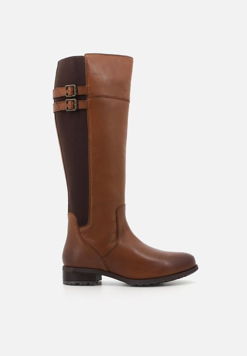 Hush Puppies - Arla Riding  - Brown leather