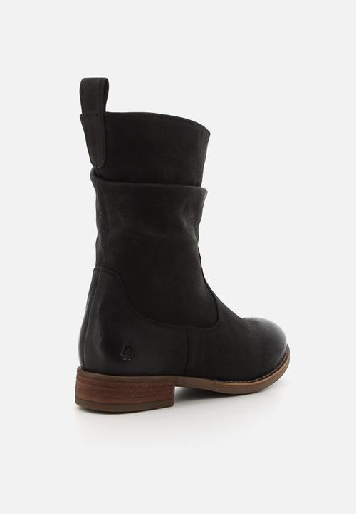 Hush Puppies - Emilia Mid Calf - Black leather