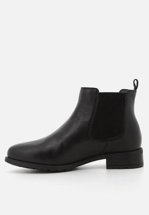 Hush Puppies - Gigi Chelsea - Black leather