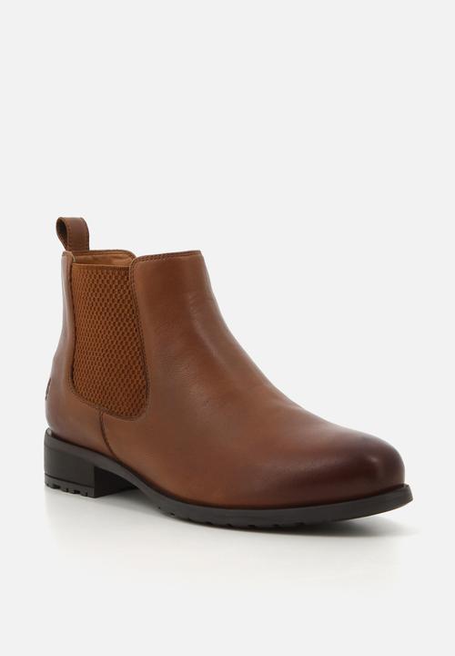 Hush Puppies - Gigi Chelsea - Brown leather