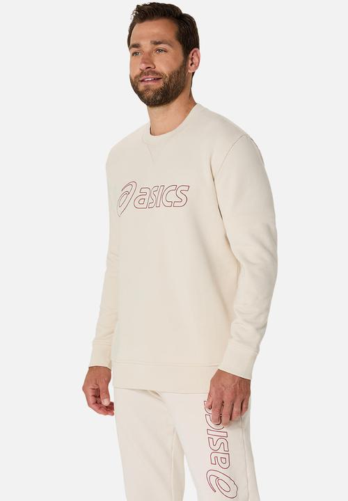 ASICS - Crew  Sweatshirt - Birch / Burnt Red