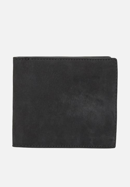 Calvin Klein - CK Refined Bifold 5Cc W/Coin Nub - Black Nubuck
