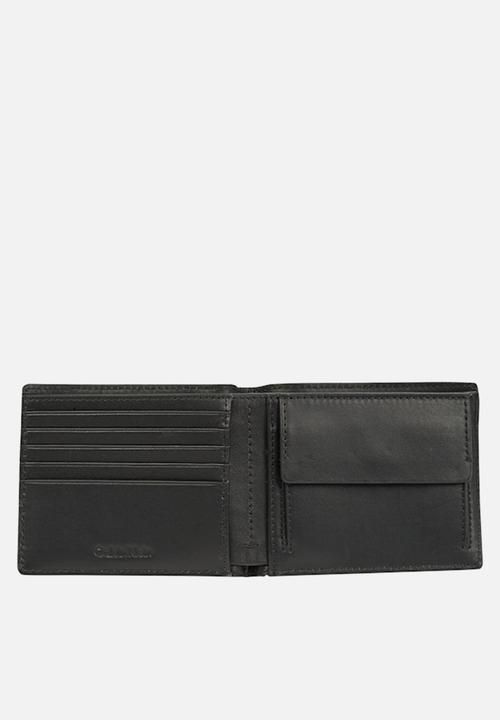 Calvin Klein - CK Refined Bifold 5Cc W/Coin Nub - Black Nubuck