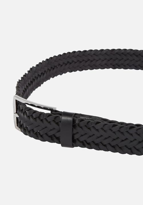 Calvin Klein - CK Casual Elongated Braided 35Mm - Black Braided