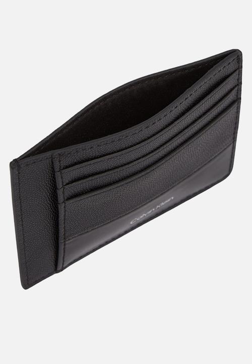 Calvin Klein - CK Must Id Cardholder - Black Caviar Grain/Smooth