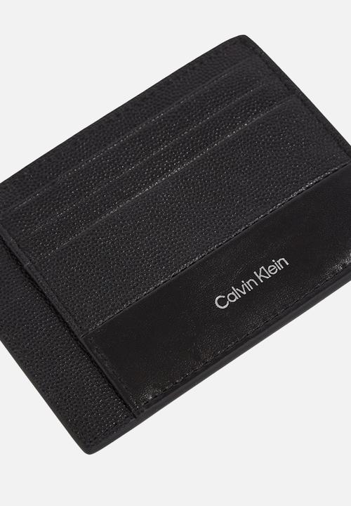 Calvin Klein - CK Must Id Cardholder - Black Caviar Grain/Smooth