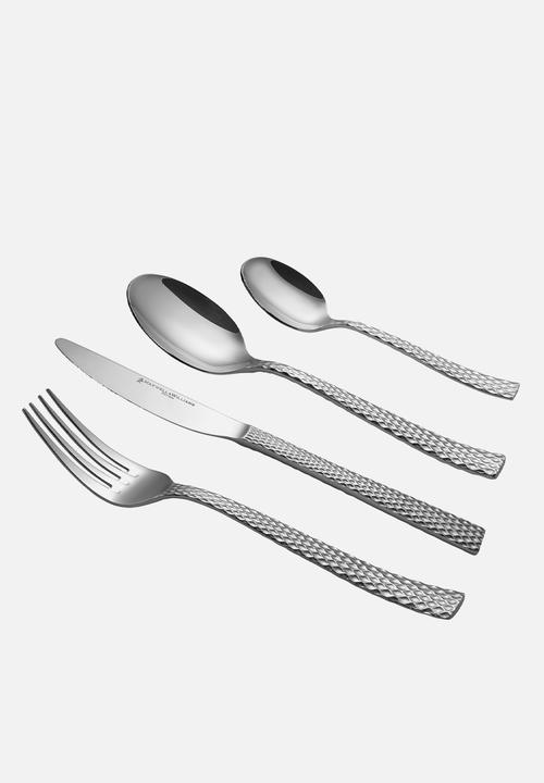 Maxwell & Williams - MW Diamonds Cutlery Set of 16 - Silver