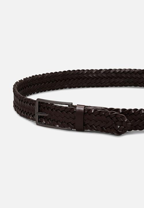 Calvin Klein - CK Casual Elongated Braided 35Mm - Dark Brown Braided