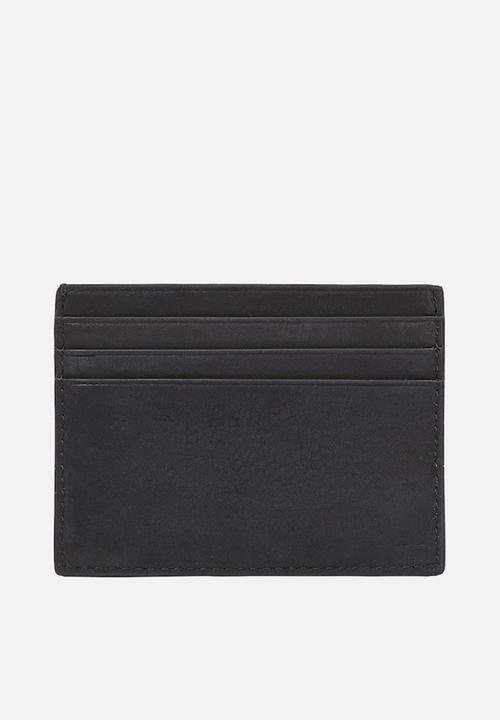 Calvin Klein - CK Refined Cardholder 6Cc Nub - Black Nubuck