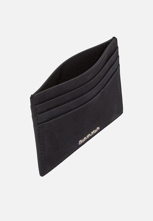 Calvin Klein - CK Refined Cardholder 6Cc Nub - Black Nubuck