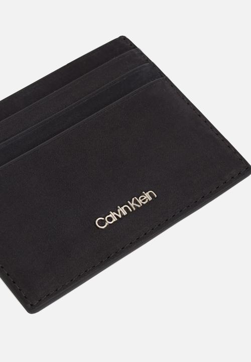 Calvin Klein - CK Refined Cardholder 6Cc Nub - Black Nubuck