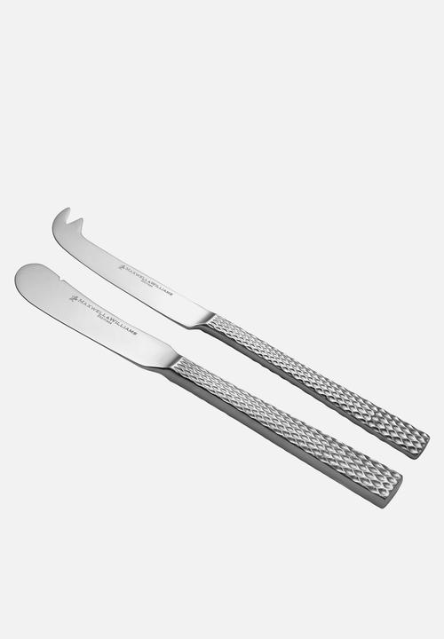 Maxwell & Williams - MW Diamonds Cheese & Pate Knife Set - Silver