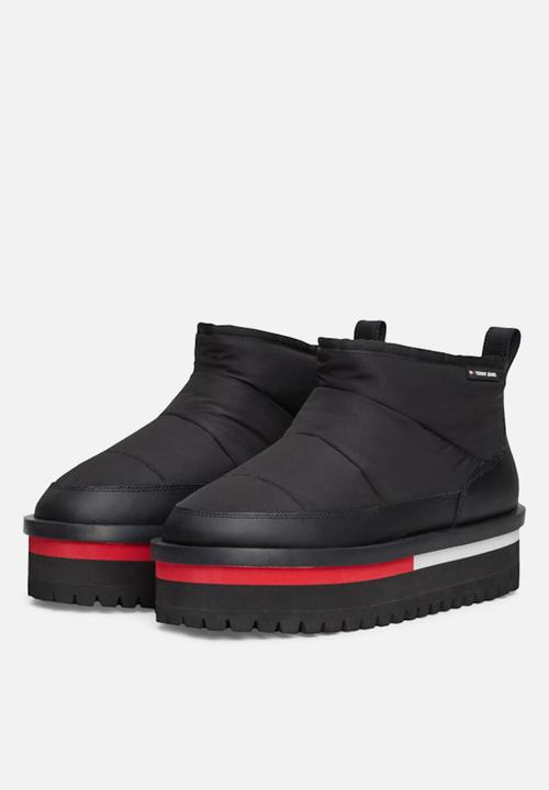Tommy Hilfiger - Flatform chunky boot - black
