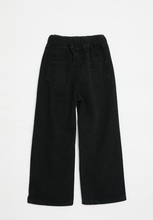 Pop Candy - Wide leg jeans -black