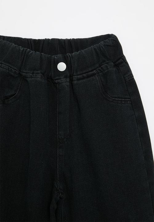 Pop Candy - Wide leg jeans -black