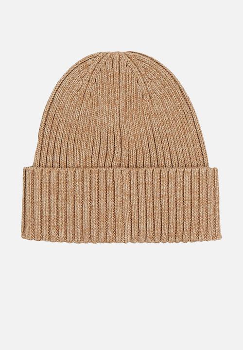 Tommy Hilfiger - THe Flag Twisted Yarn Beanie - Safari Canvas