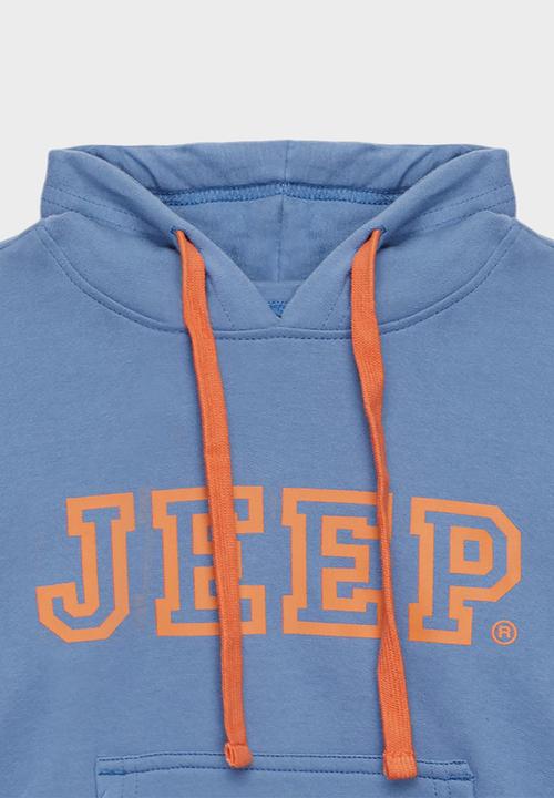 JEEP - Jeep pull over hoodie - elemental blue
