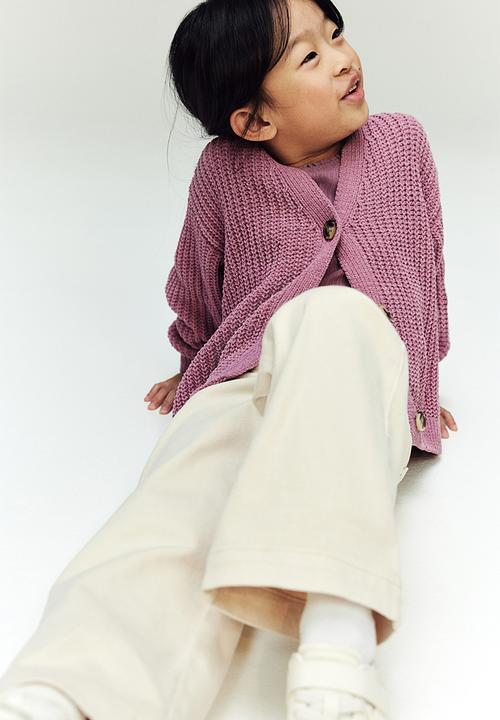 H&M - Flared trousers - light beige