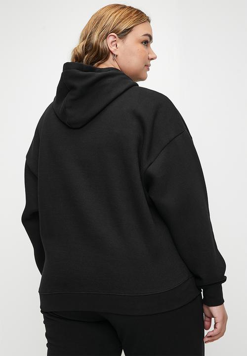 PUMA - Plus Ess Comfort Hoodie Fl W - Puma Black