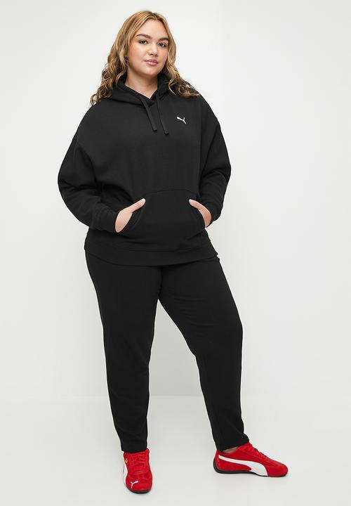 PUMA - Plus Ess Comfort Hoodie Fl W - Puma Black