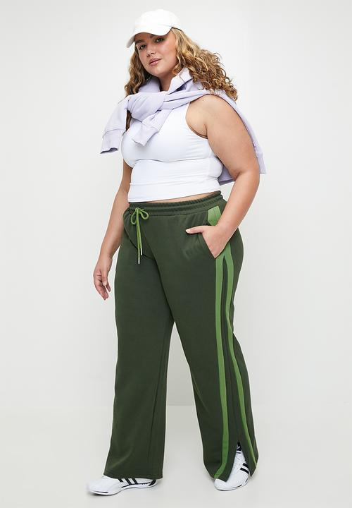 Cotton On - Plus Outdoorsy Move Pant - Forest Green/Flourite Green