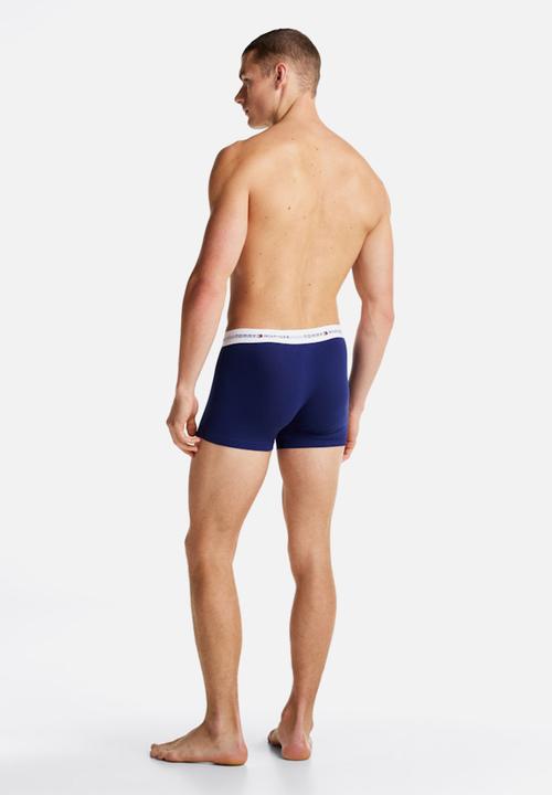 Tommy Hilfiger - 3P TRUNK - Blue Ink/Orn Green/Primary Red
