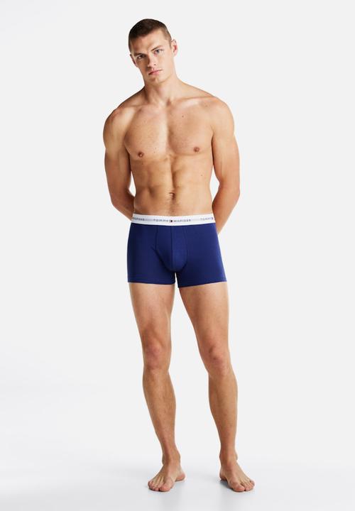 Tommy Hilfiger - 3P TRUNK - Blue Ink/Orn Green/Primary Red