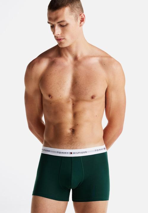 Tommy Hilfiger - 3P TRUNK - Blue Ink/Orn Green/Primary Red
