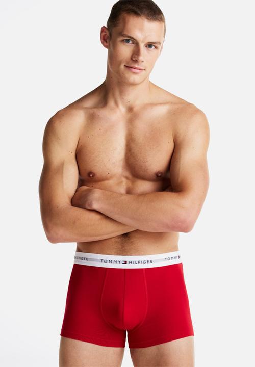 Tommy Hilfiger - 3P TRUNK - Blue Ink/Orn Green/Primary Red