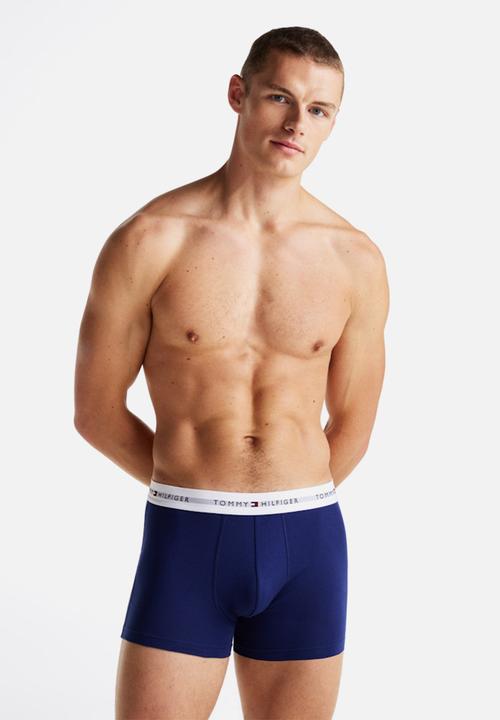 Tommy Hilfiger - 3P TRUNK - Blue Ink/Orn Green/Primary Red