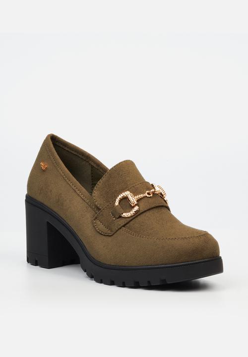 Miss Black - Crave 5 heel - olive