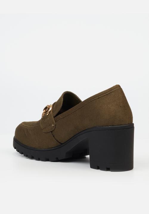 Miss Black - Crave 5 heel - olive