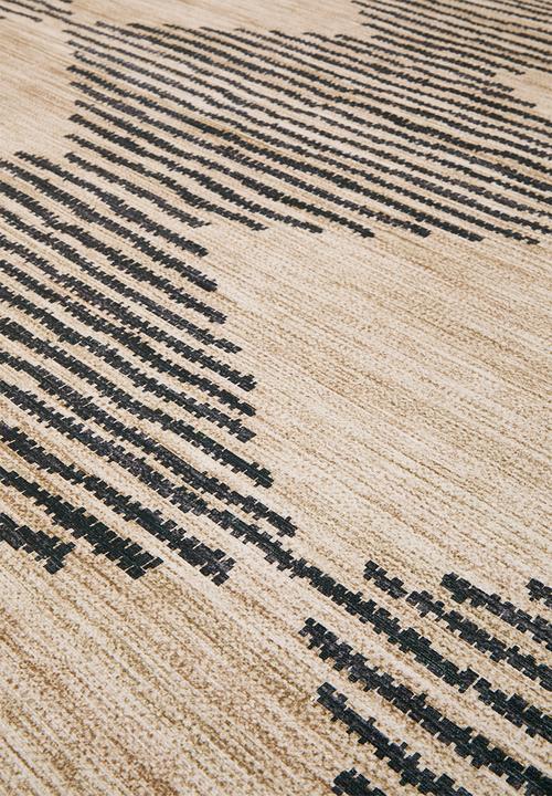 Fotakis - Option Diamond Rug - Natural & Black