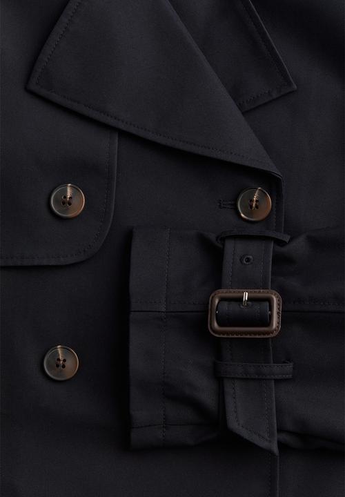 H&M - Trench-look jacket - navy blue