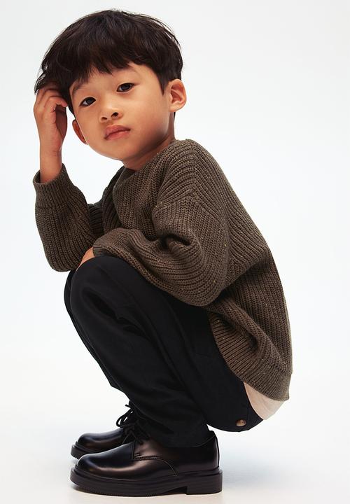 H&M - Twill chinos - black