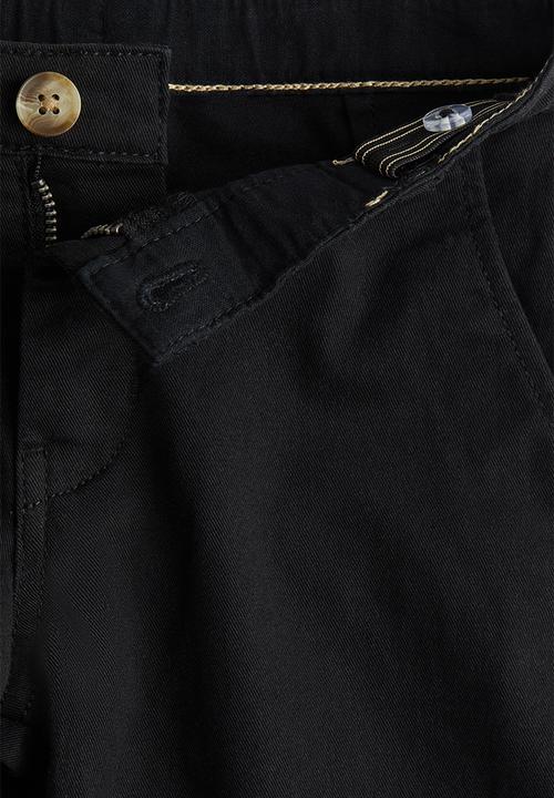 H&M - Twill chinos - black