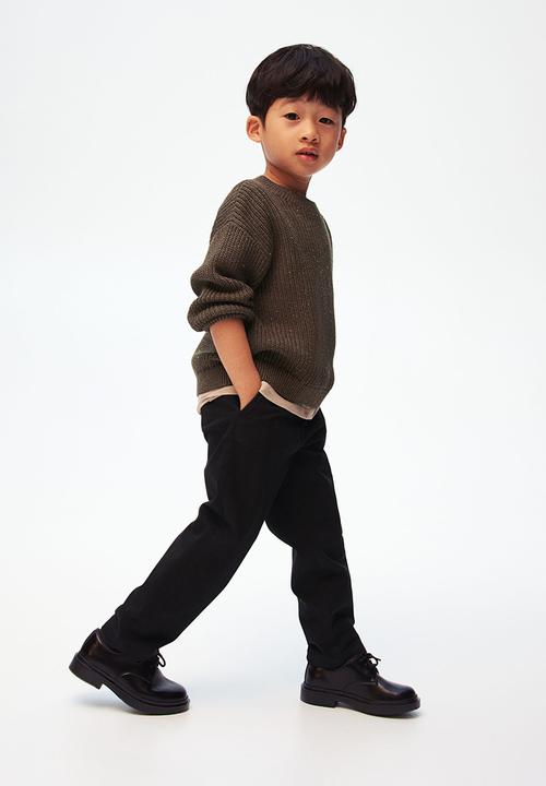 H&M - Twill chinos - black