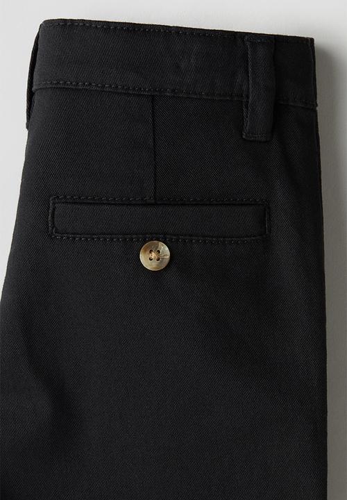 H&M - Twill chinos - black