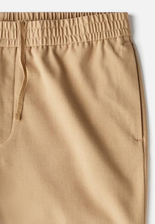 H&M - Slim fit tailored trousers - beige