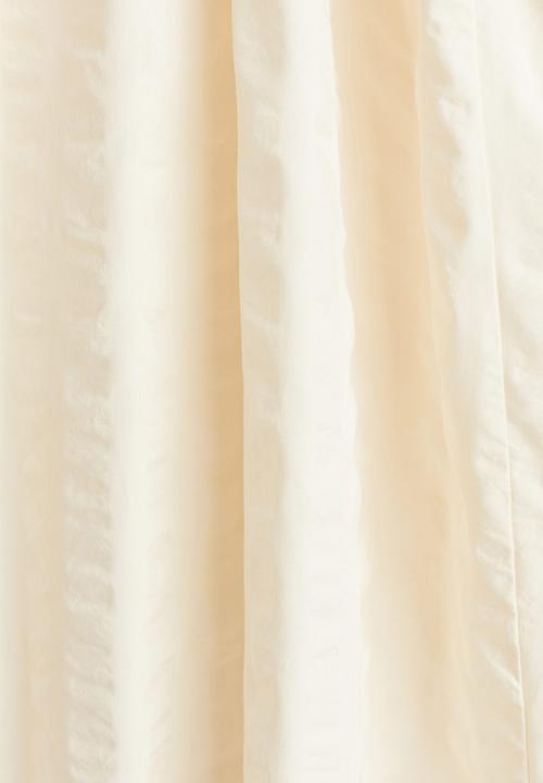 H&M - Puff-sleeved dress - cream