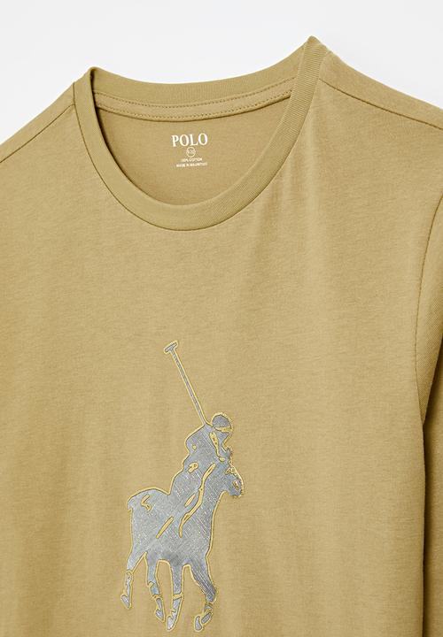 POLO - Girls amara printed short sleeve tee - stone