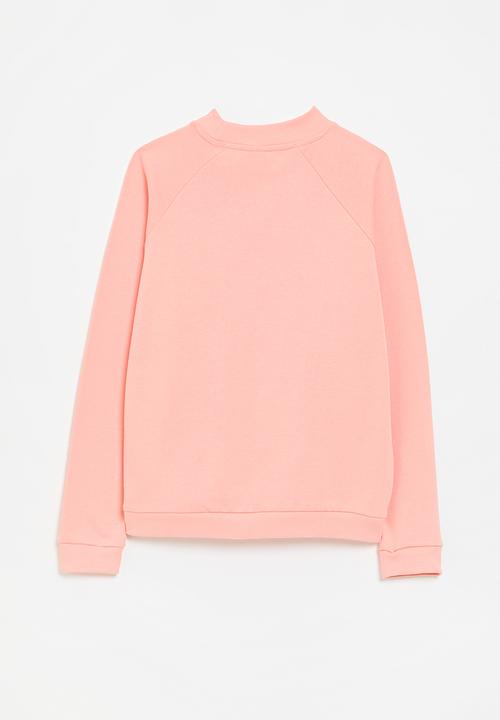 POLO - Girls skylar printed sweater - peach