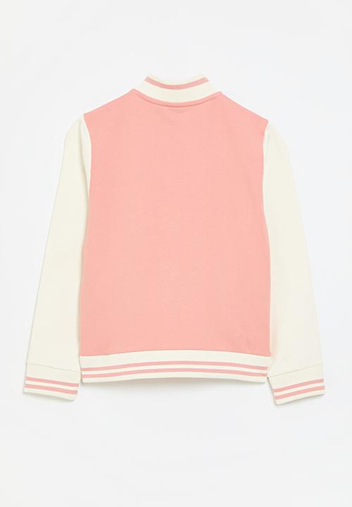 POLO - Girls kiara baseball sweater - peach