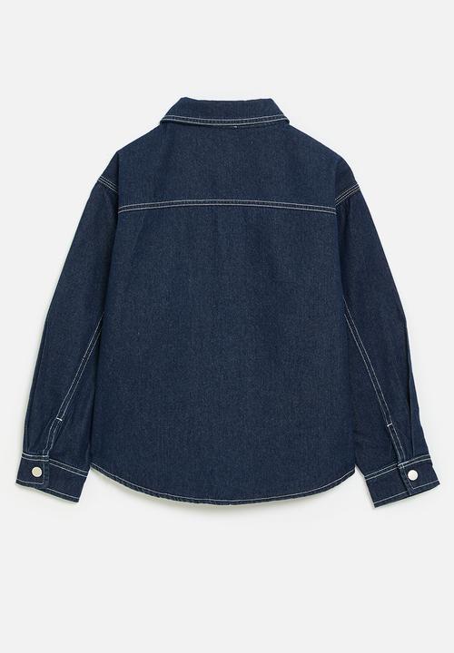 Pop Candy - Denim overshirt - blue