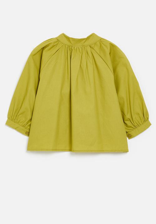 Pop Candy - Button down shirt-green