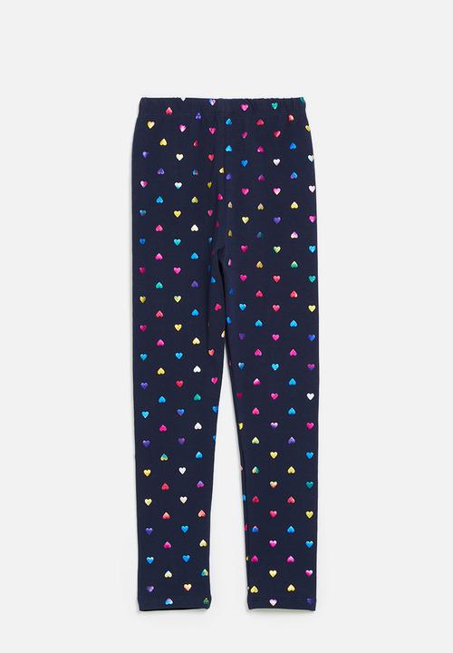 Pop Candy - Printed leggings - navy blue