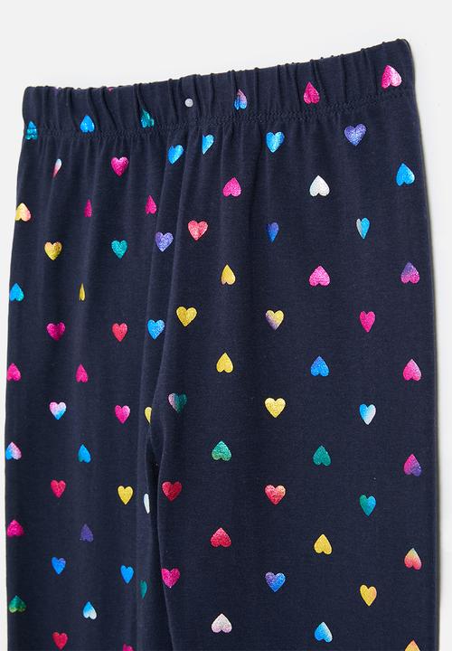 Pop Candy - Printed leggings - navy blue